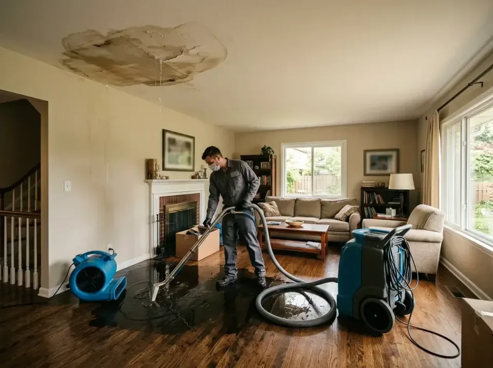 attic-pipe-burst-ceiling-drip-008 — frequently asked questions, Water Damage Restoration & Carpet Care in Woodlawn, MD